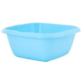 Таз "Євро" квадрат 9л блакитний (25шт), фото 1