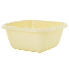 Таз "Євро" квадрат 9л жовтий (25шт), фото 1