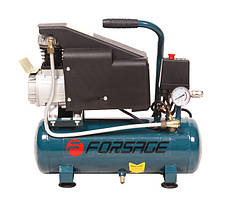 Компресор поршневий масляний з прямим приводом 9л (0,75 кВт; 8 бар; ресивер 9л; 220В) Forsage F-BM9L