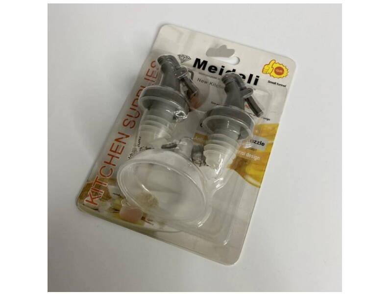 Диспенсер-пробка на пляшку з лійкою 3пр/наб, планшет 17*12*2см (96наб), фото 1