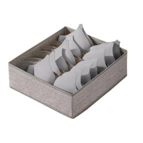 Коробка-органайзер для зберігання білизни 7 відділень 32*32*10см (120шт), фото 1