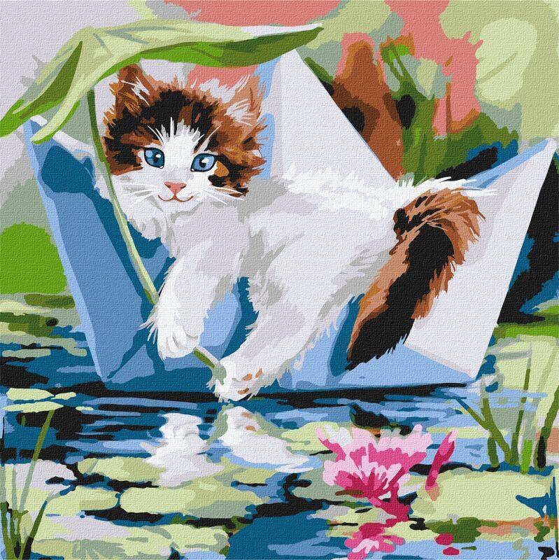 Картина за номерами "Релакс влітку", в термопакеті  40*40см, ТМ Ідейка, Україн, фото 1