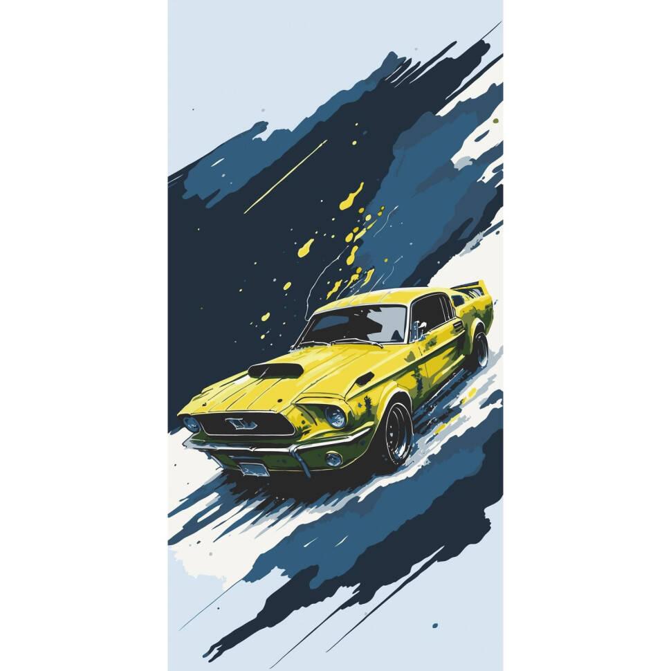 Картина за номерами "Ford Mustang" 40*80 см, лак, термопакет, ТМ ART Craft, Україна, фото 1