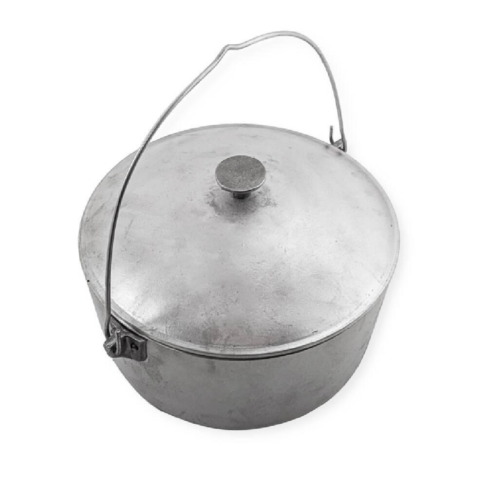 Казан алюмінієвий з дужкою та кришкою 5.0л (1шт), фото 1