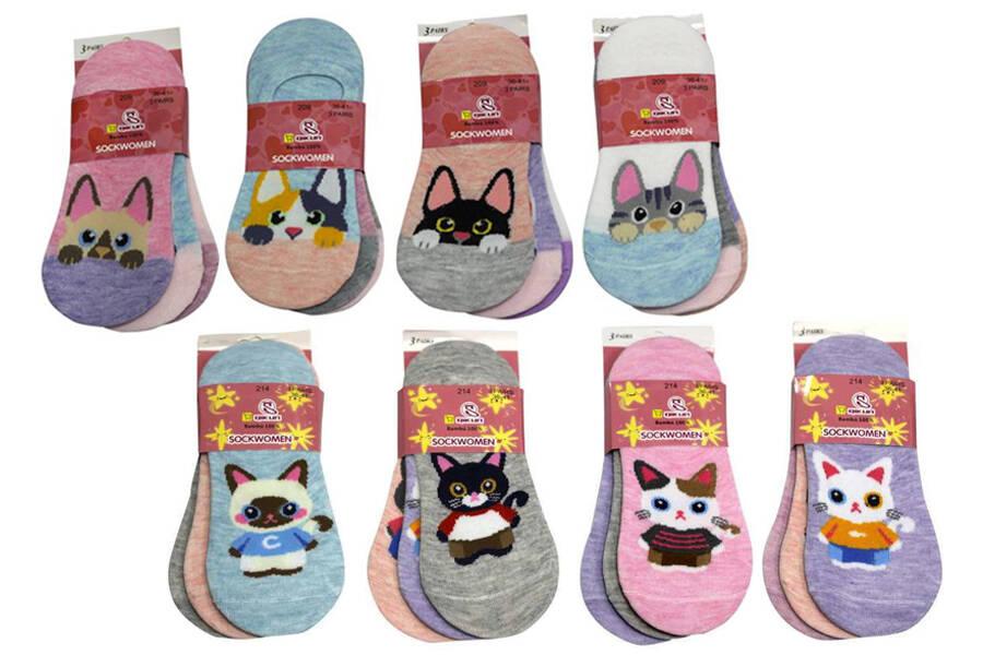 Шкарпетки короткі з силіконом на п'яті бамбук 80%, нейлон 15%, еластан 5%, пак. 21*9см, фото 1