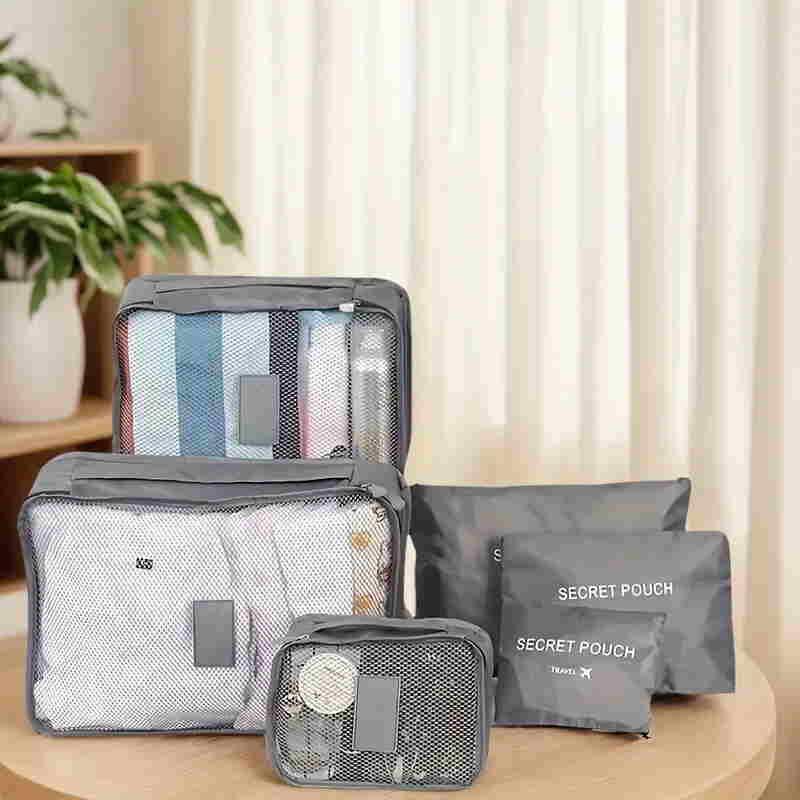 Набір органайзерів для подорожей сірий, пак.40*30, фото 1