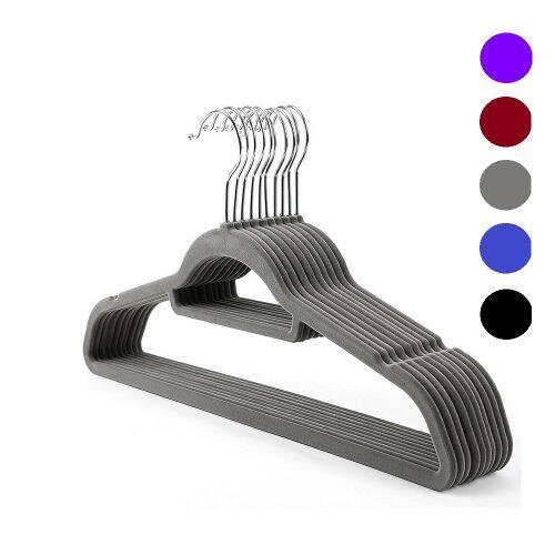 Вішалка з велюровим покриттям "Універсал" 10шт/уп 41.5см  (24уп), фото 1