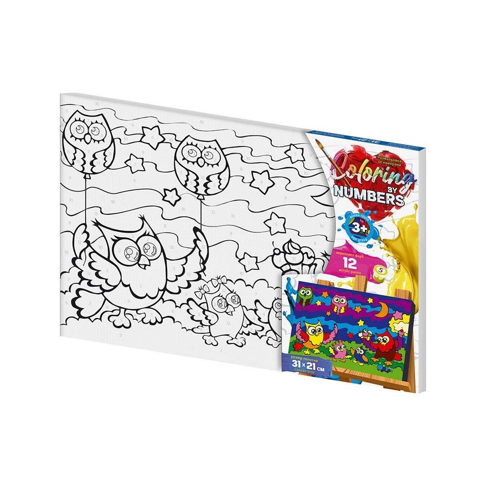 Розмальовка за номерами "Coloring by numbers" 31см*21см с.2 (10), фото 1