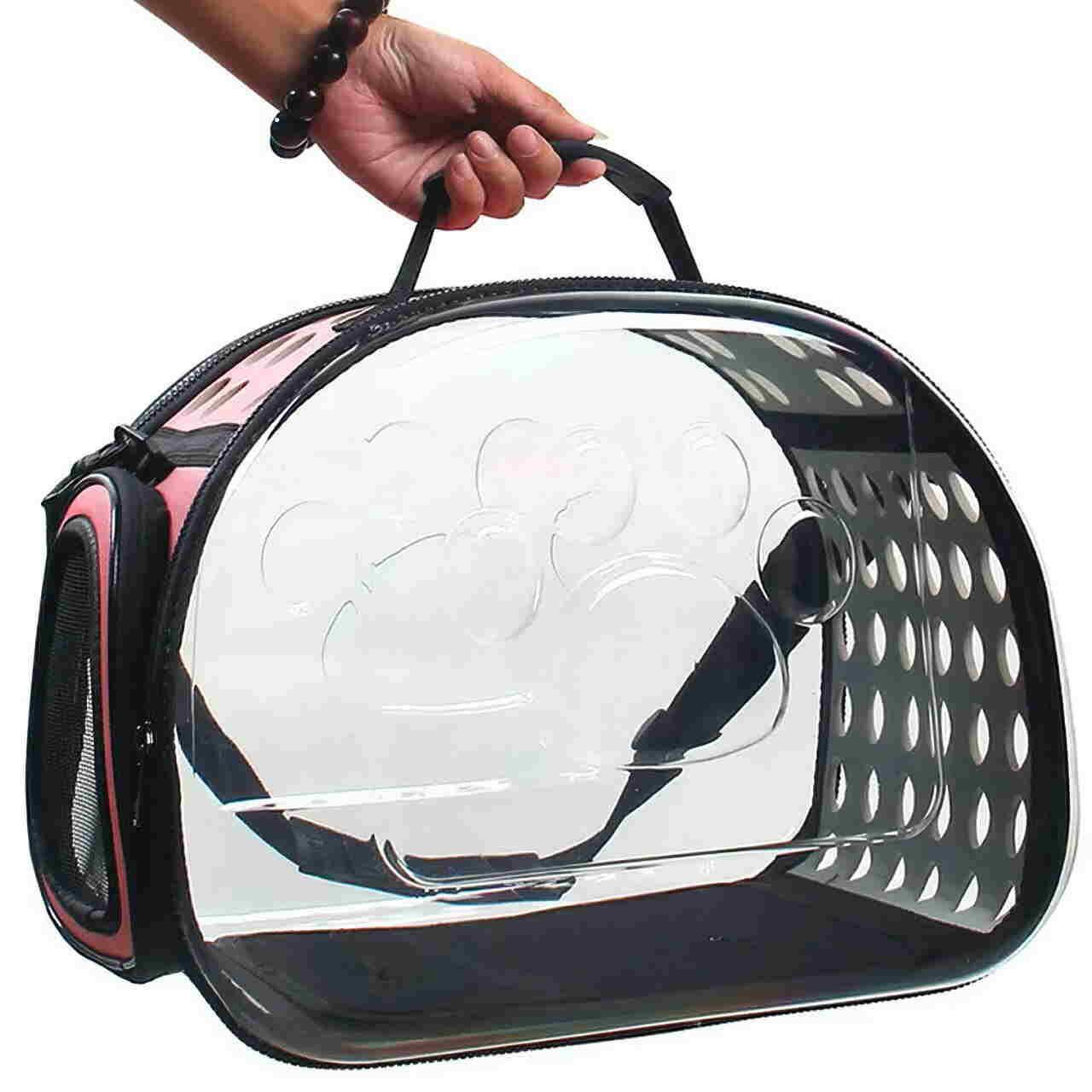 Сумка перенесення для тварин з прозорими стінками, 38*21*7см (30шт), фото 1