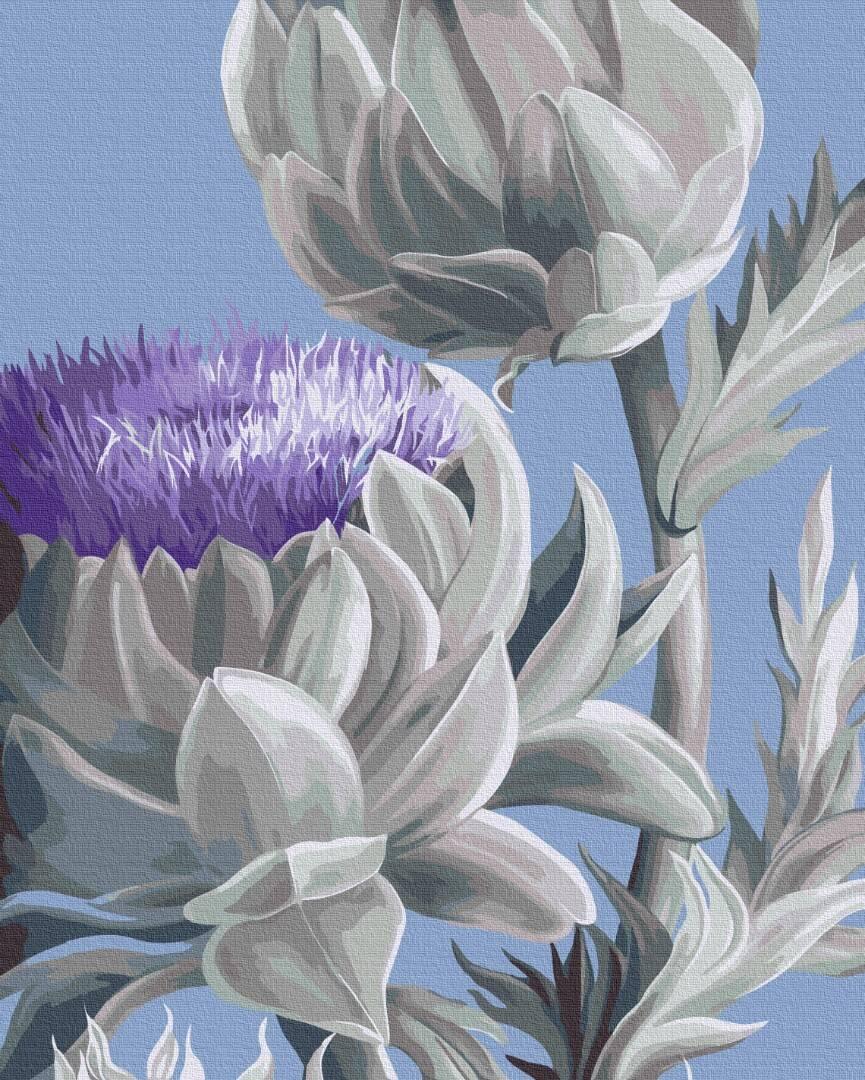 Картина за номерами «Артишоки, Yana Biluhina», в термопакеті 40*50см, ТМ Brushme, Україна, фото 1