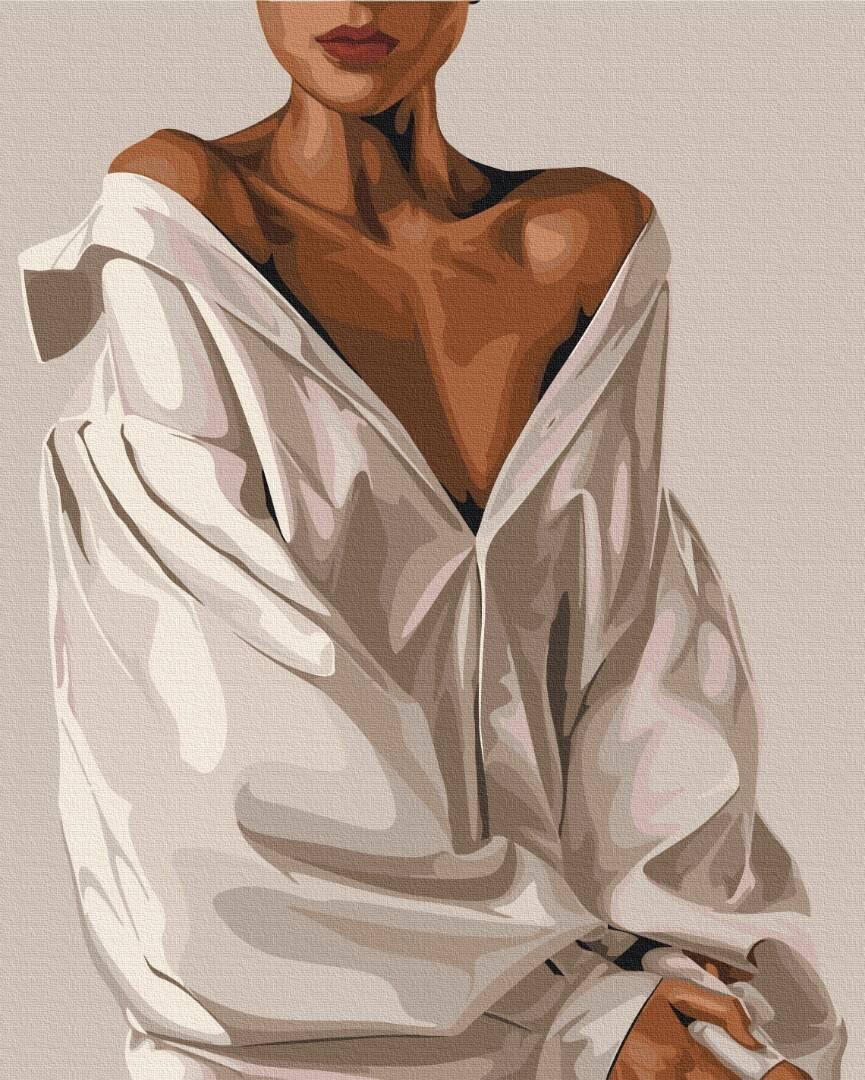 Картина за номерами «Елегантна спокуса», в термопакеті 40*50см, ТМ Brushme, Україна, фото 1