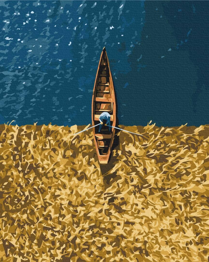 Картина за номерами Озеро Світязь Roksolana Baran, в термопакете 40*50см, ТМ Brushme, Україна, фото 1