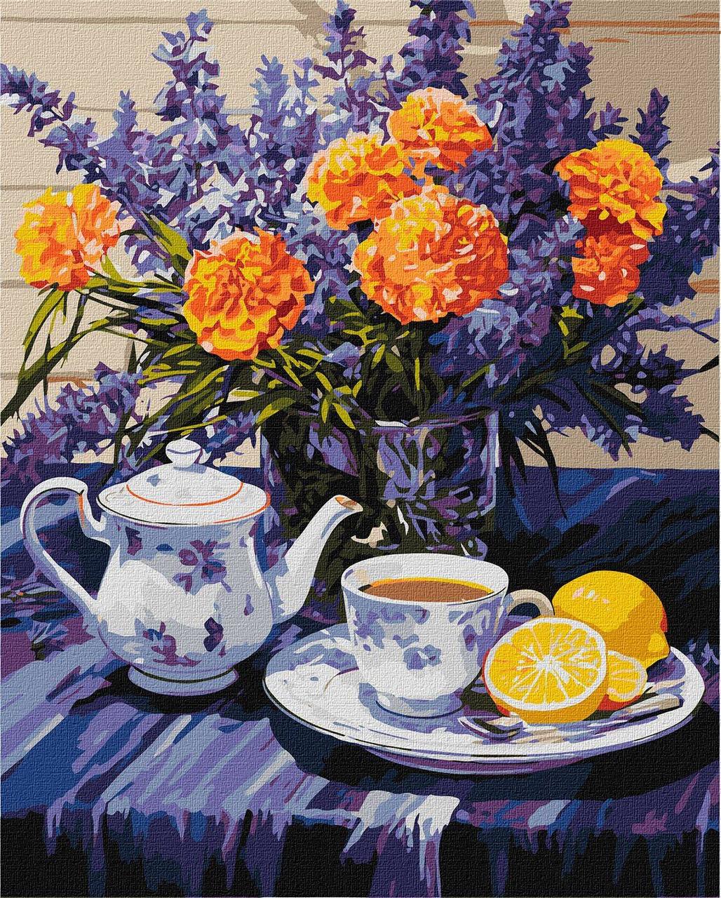 Картини за номерами "Лавандова гармонія" 40х50см, термопакет, ТМ Ідейка, Україна, фото 1