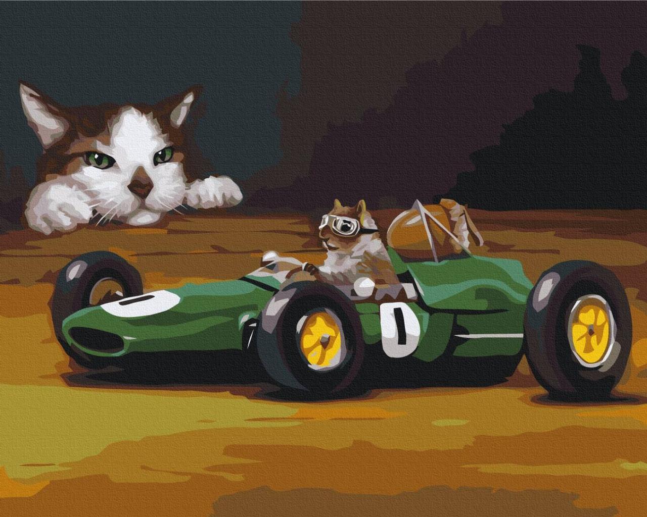 Картина за номерами Перегони Lucia Heffernan 40х50 см, термопакет, ТМ Brushme, Україна, фото 1