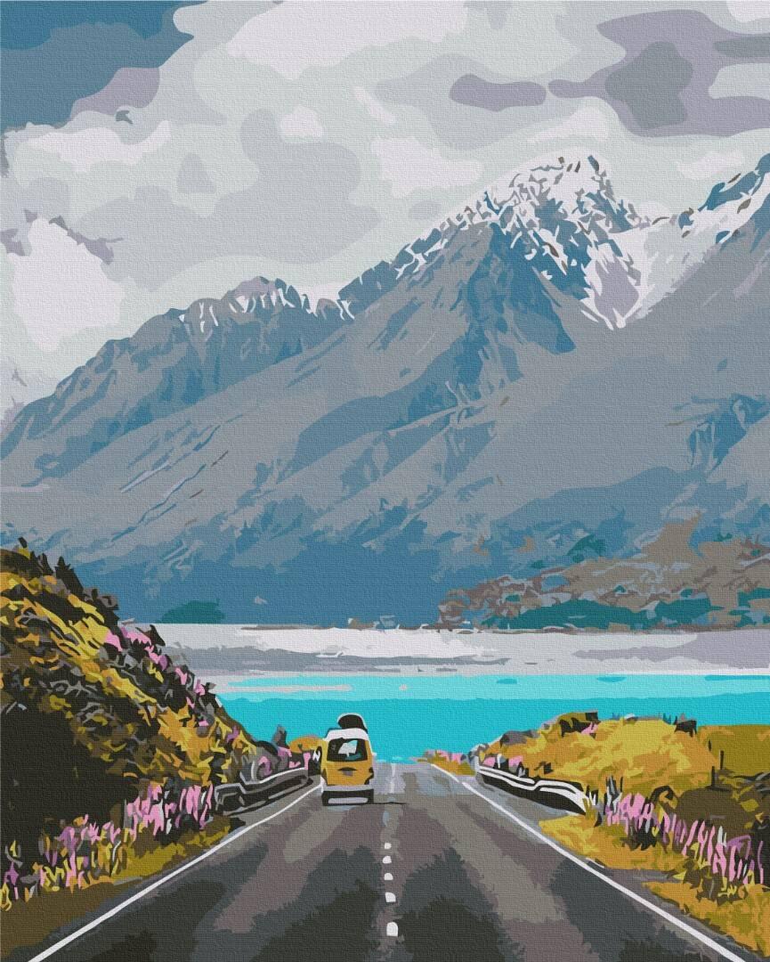 Картина за номерами Мандрівка в гори 40х50см, термопакет, ТМ Brushme, Україна, фото 1