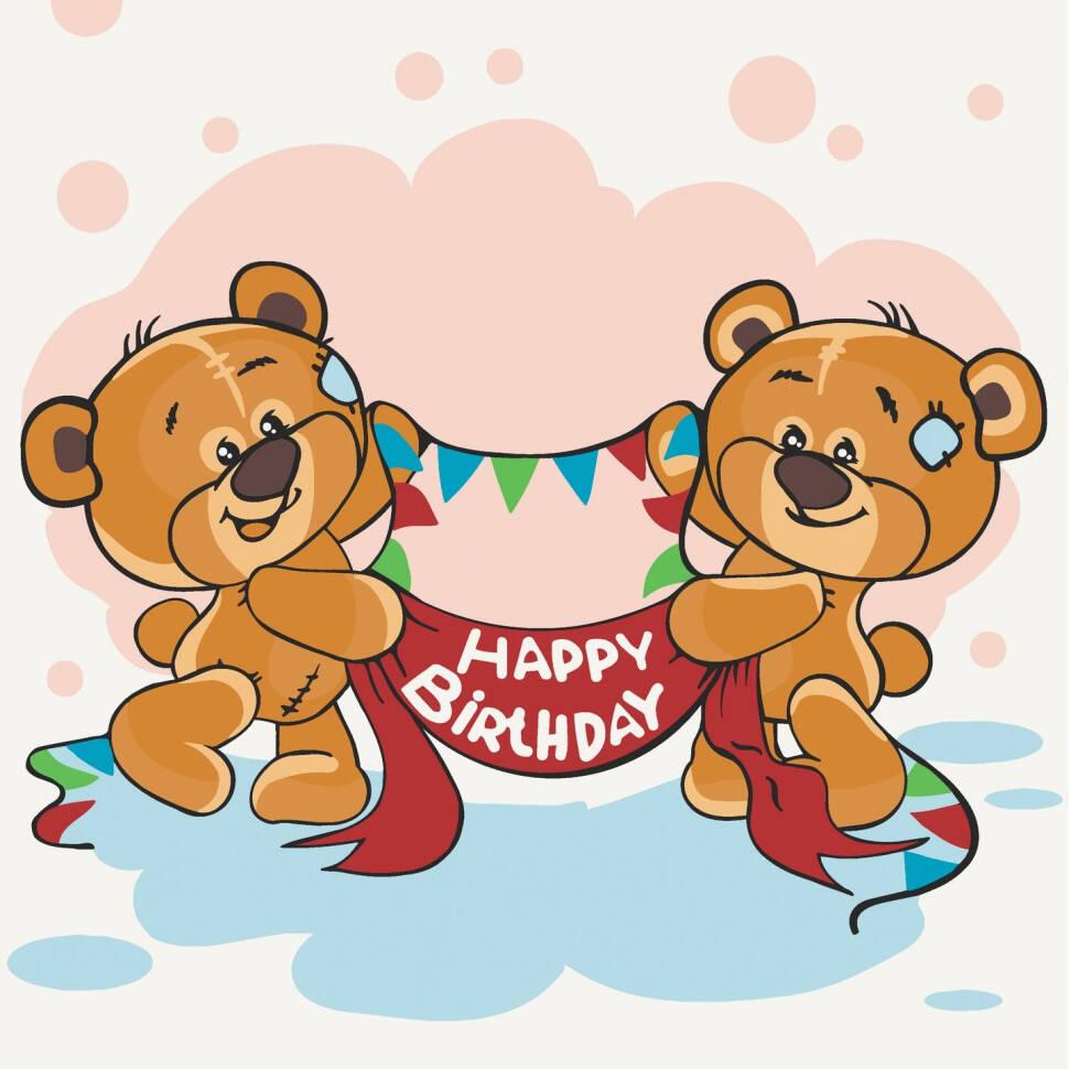 Картина на полотні "День Народження" лак 30*30см, термопакет, ТМ ART Craft, Україна, фото 1