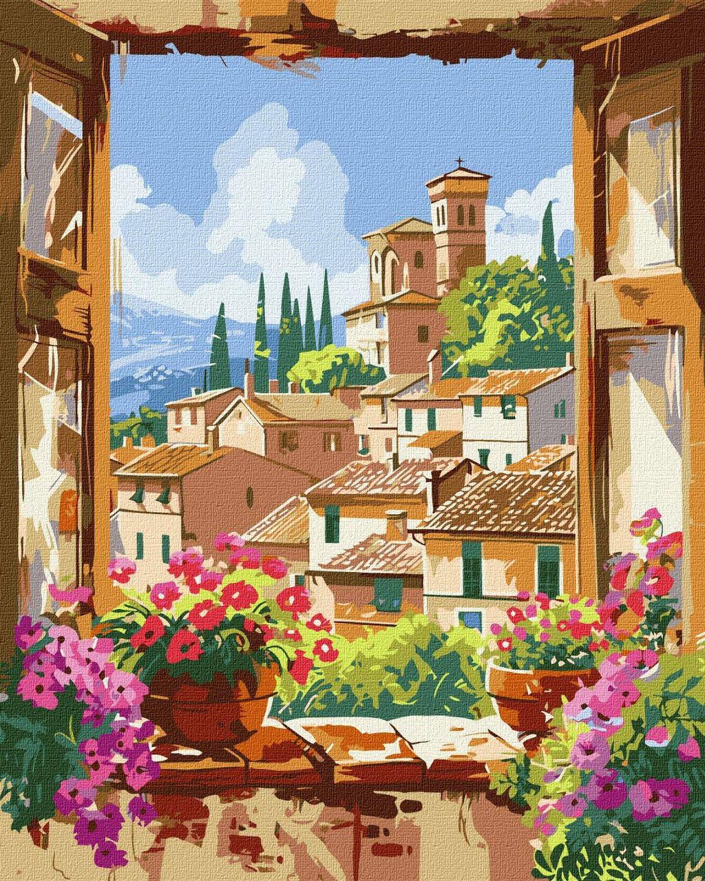 Картина за номерами "Улюблена Тоскана" 40х50см, термопакет, ТМ Ідейка, Україна, фото 1