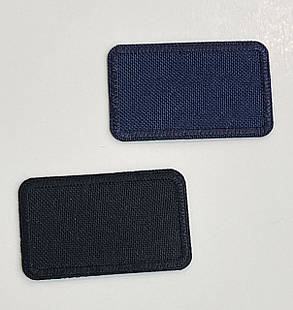 Нашивка Прямокутник 45х27 мм темно-синій, фото 3