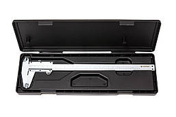 Штангенциркуль (0-200 мм, 0.02 мм; внутр. Ø, покликаний. Ø + глибиномер), в пластиковому футлярі Forsage F-5096P2