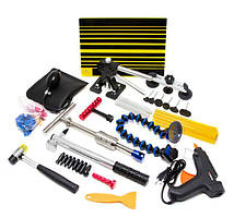 Набір інструментів для безбарвного видалення вм'ятин із термопістолетом 55 предметів, у сумці Forsage F-915M1A