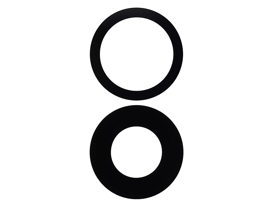 Скло камери для iPhone 16 (без кільця, саме скло) (комплект 2 шт.), оригінал (54), фото 1