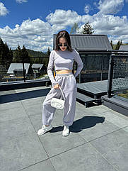 Жіночий спортивний костюм штани джогери і кофта Cartell