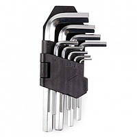 Набір Г-подібних шестигранних ключів 9 шт 1.5-10 мм MERCURY