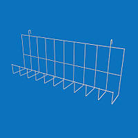 Полиця пряма навісна на сітку 50 мм