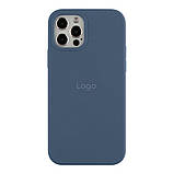 Чохол Silicone Case Full Size (AA) для iPhone 12 Pro Max Колір 26.Mist Blue, фото 4