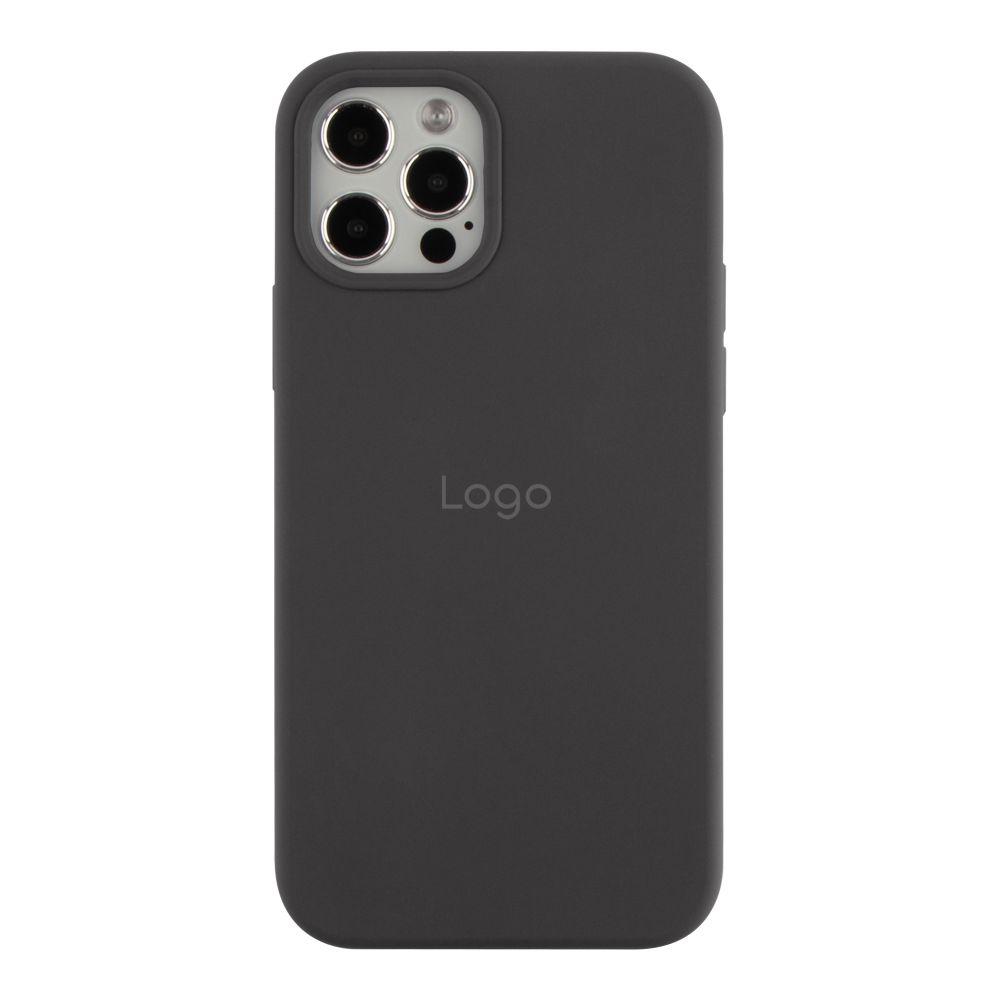 Чохол Silicone Case Full Size (AA) для iPhone 12 Pro Max Колір 15.Dark Grey, фото 1