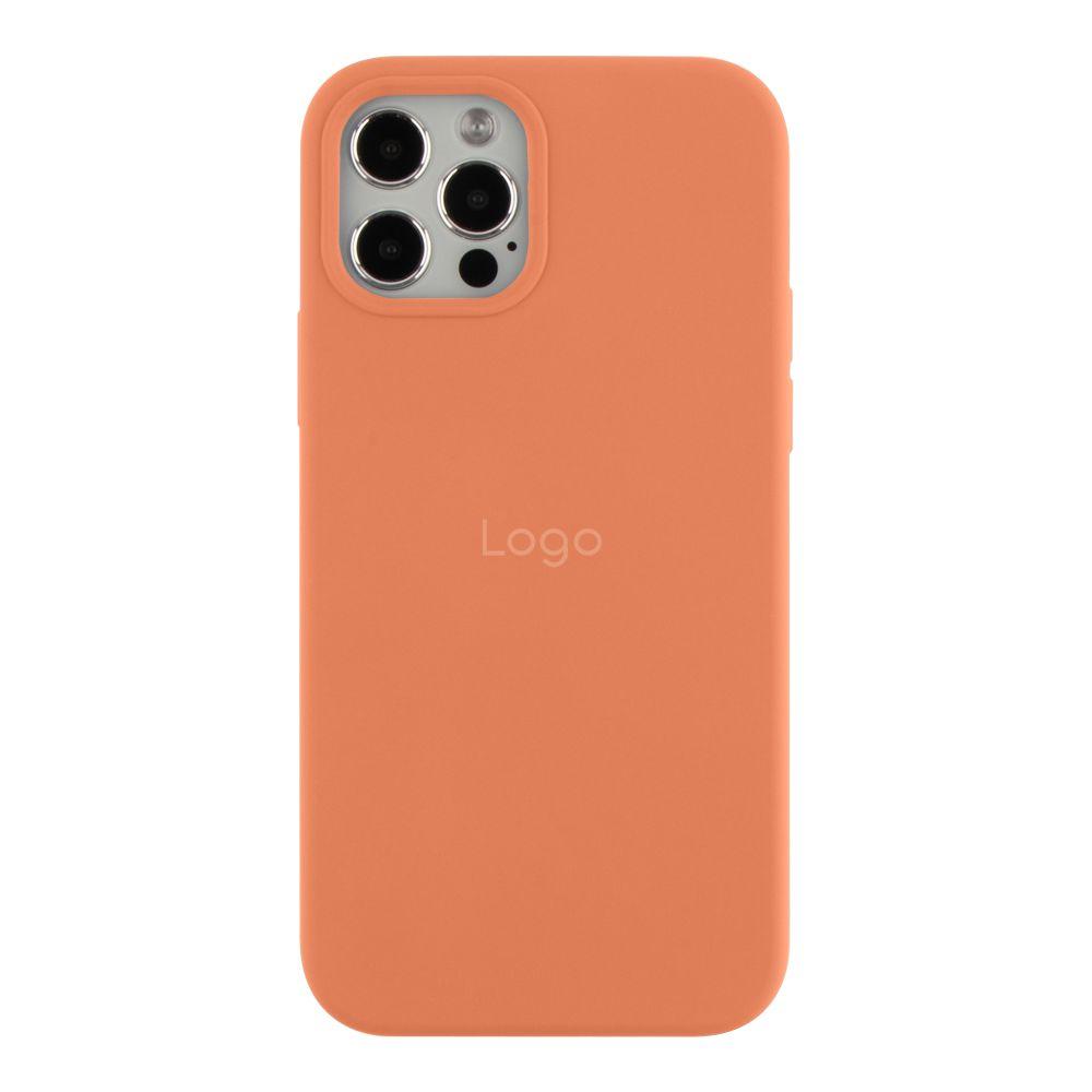 Чохол Silicone Case Full Size (AA) для iPhone 12/12 Pro Колір 72.Kumquat, фото 1