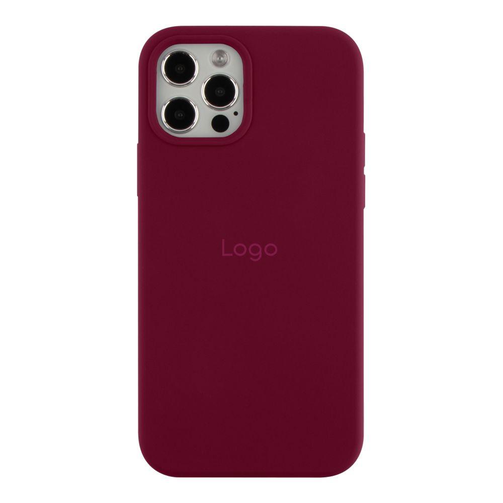 Чохол Silicone Case Full Size (AA) для iPhone 12/12 Pro Колір 73.Plum, фото 1