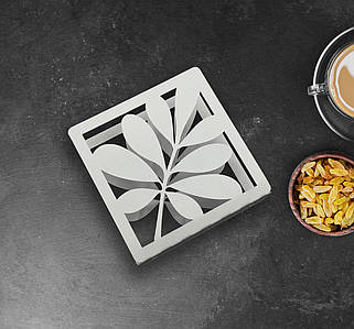 Підставка для серветок для. Колір білий. 13х13x4см