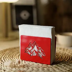 Підставка для серветок для. Колір червоний. 13х10x4см