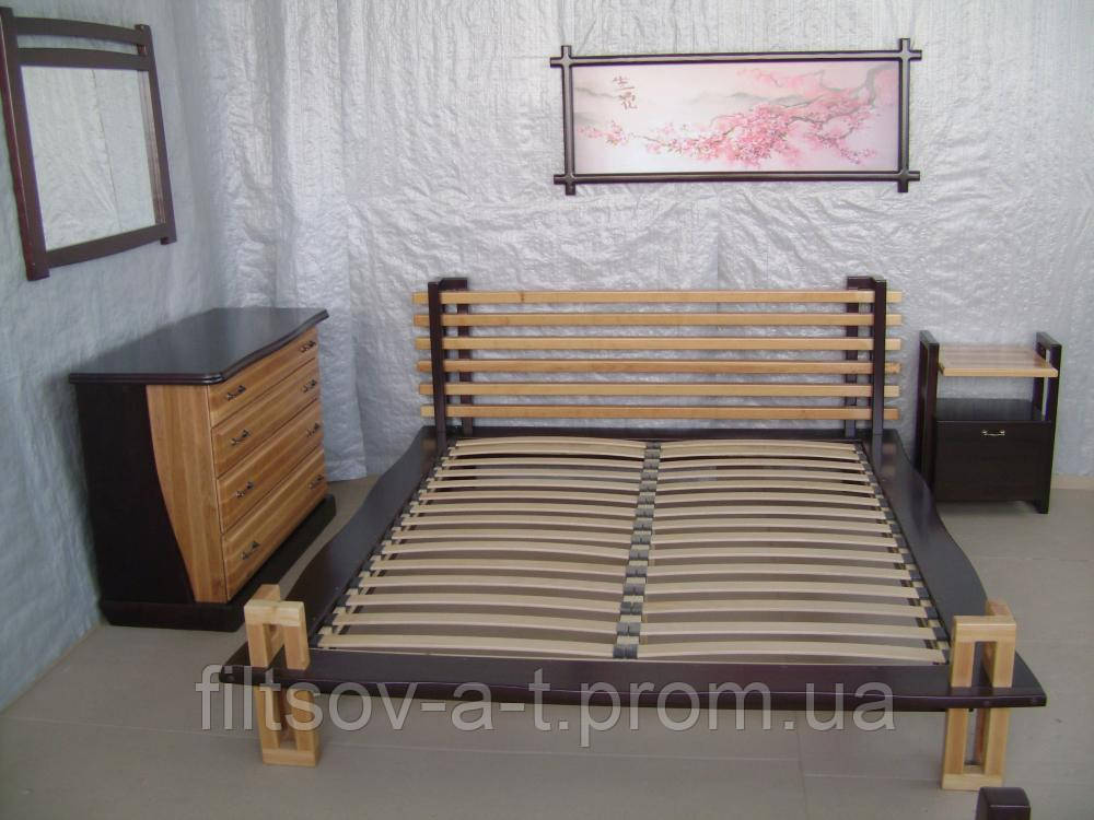 Прикроватная тумбочка деревянная для спальни "Жаклин" от производителя - фото 4 - id-p229470808