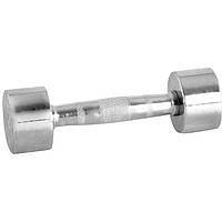 Хромована гантель inSPORTline Crossteel 4 кг — професійна гантель для тренувань удома та в залі