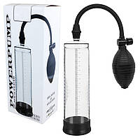 Вакуумна помпа для чоловіків Powerpump Black&Clear