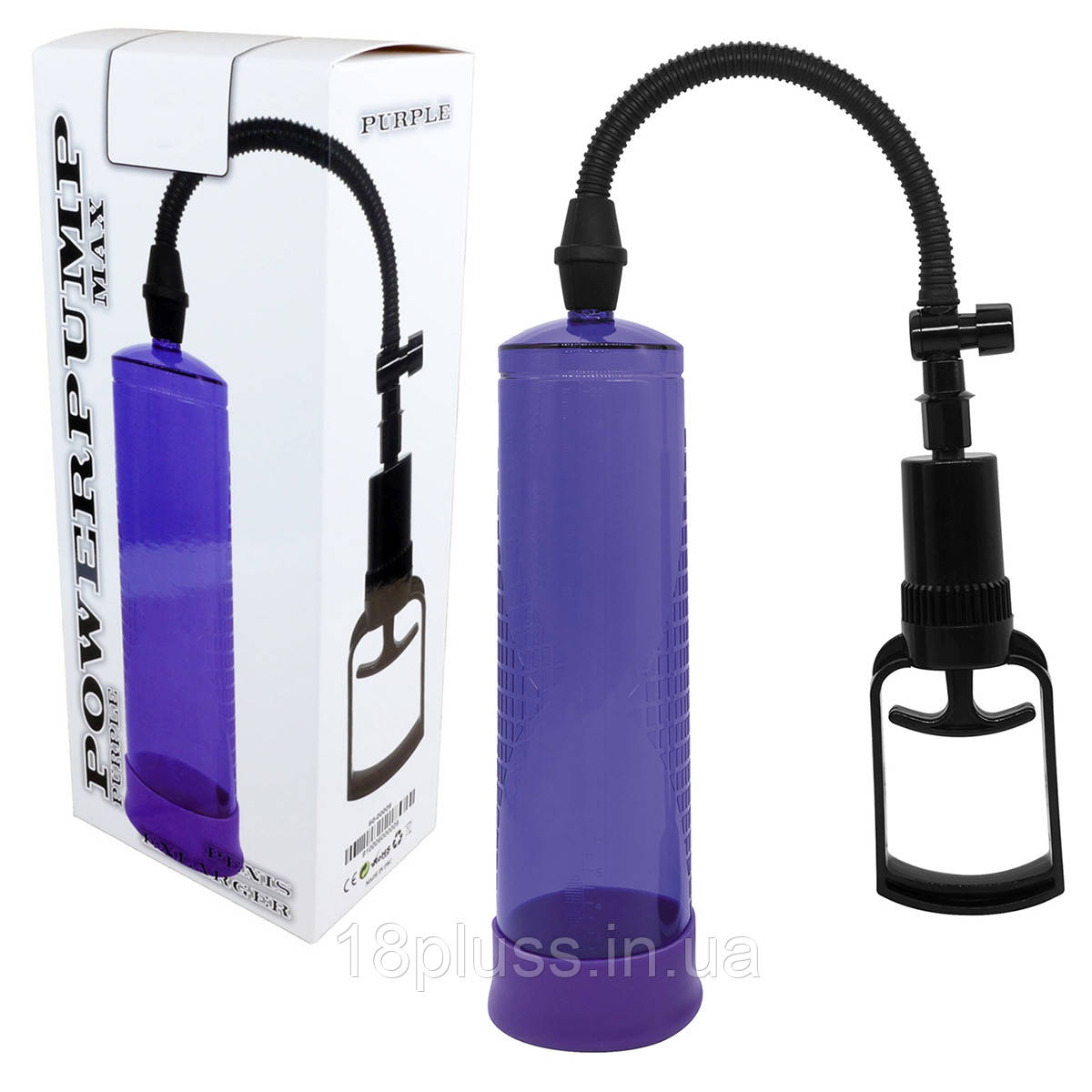 Потужна вакуумна помпа для чоловіків Powerpump Max Purple, фото 1