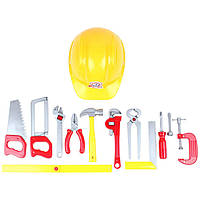 Набір інструментів "Tools Set", 11 інструментів та каска, Технок