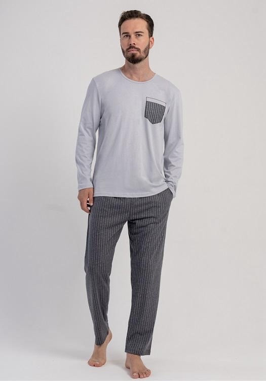 Чоловічі піжами з довгими штанами та кофточкою. Vinetta 503099, фото 1