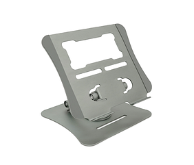 Настільна підставка для планшета MR-360, кут нахилу до 90 °, поворот 360 °, корпус метал, 245х205мм, 0,89 кг, Silver, Box
