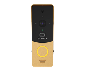 Виклична панель AHD Slinex ML-20CRHD (black/gold), 2 Мп, зчитувач EM-Marin, кут огляду 115°, 45×130×24 мм
