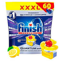 Таблетки для посудомийних машин Finish Quantum Lemon 60 шт