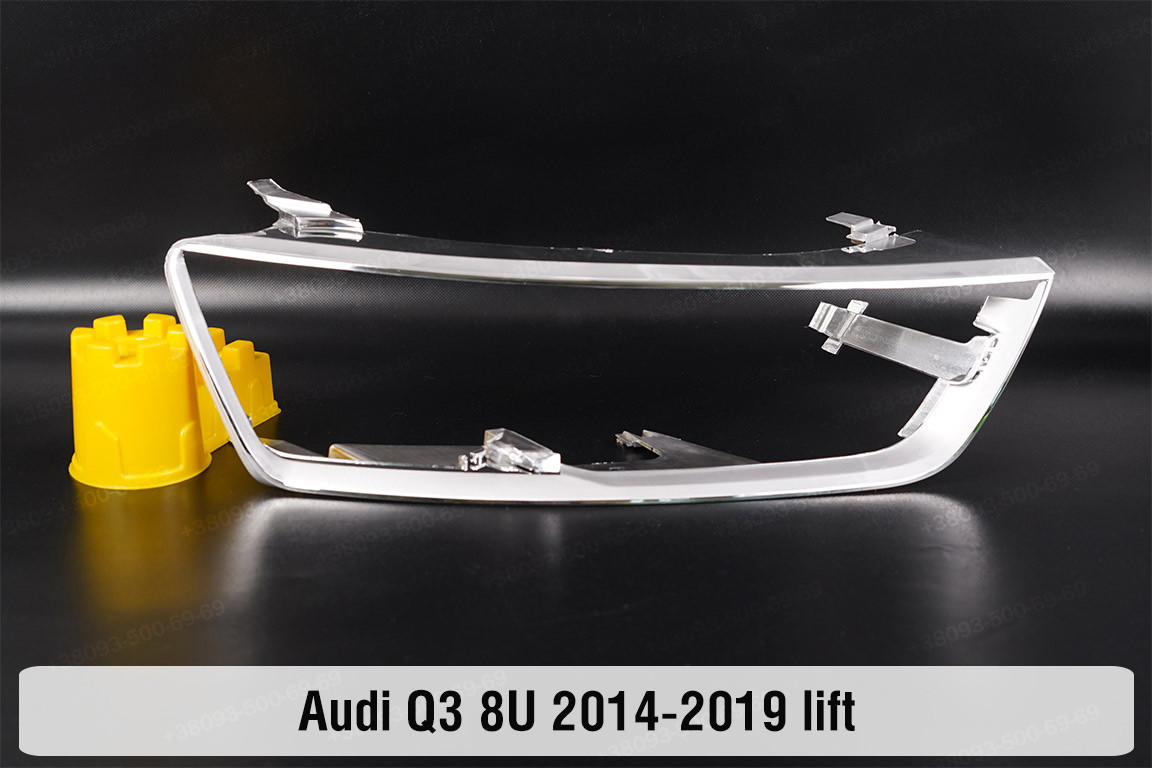 Хромована декоративна маска основна Audi Q3 8U (2014-2019) рест права, фото 1