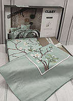 Постільна білизна сатин жаккард Deluxe євро розмір 200 на 220 см Clasy Alvin