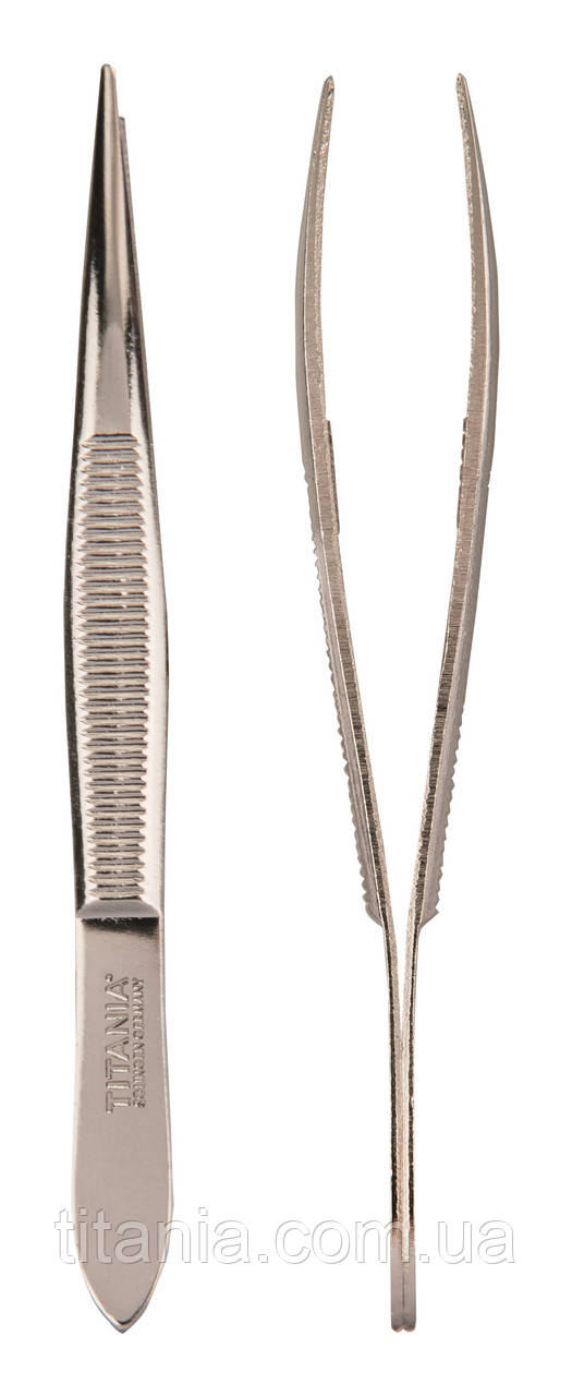 Пінцет загострений косметичний TITANIA 1068, фото 1