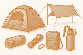 Намети, тенти та аксесуари