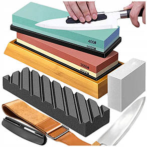 Камені для заточки ножів 400/3000/8000/1000. KD11271, фото 1