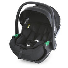 Чорне автокрісло ME 1110 i-FIX Jet Black з 8 позиціями підголівника і 3-точковими ременями безпеки