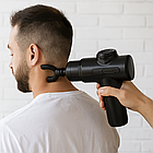 Портативний масажер для тіла, 25 Вт, 5 режимів, MP 960, Чорний / Ручний м'язовий вібромасажер / Ручний масажер, фото 2